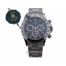 Rolex Daytona nero ref. 116520 full set bracciale nuovo con adesivi